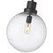 Z-Lite Laurent Outdoor Pendant, 1-Light, 12 In.W x 15 In.H, Black/Clear Seedy 599P12-BK - alternate 7